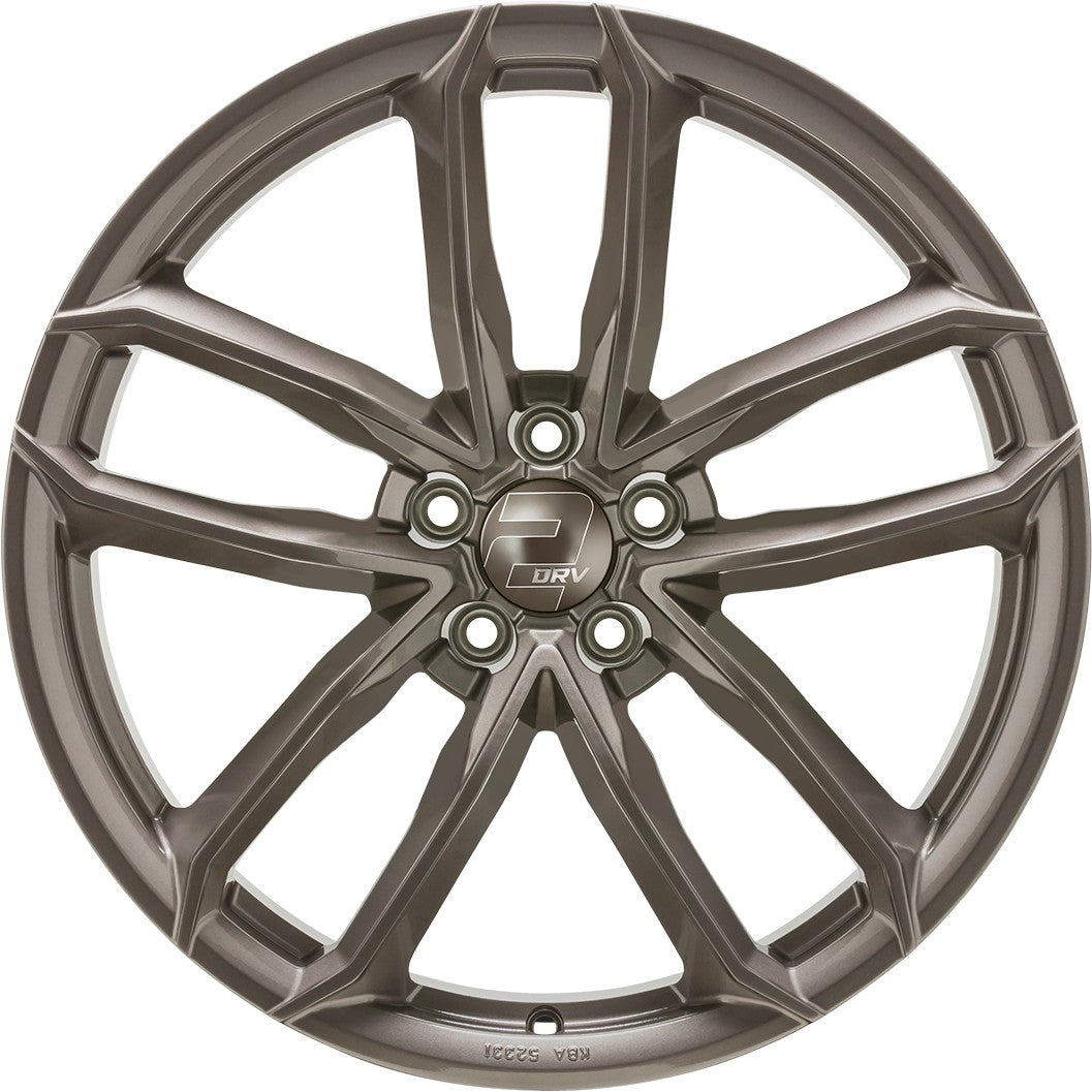 2DRV WH33 platin grau lackiert 8.5x19 ET35 - LK5/112 ML66.6