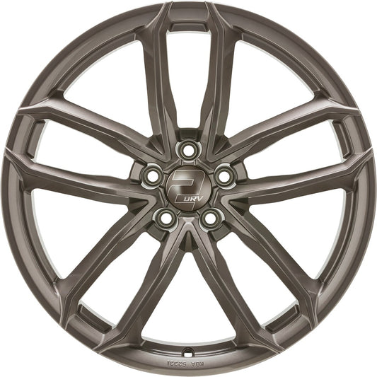 2DRV WH33 platin grau lackiert 8.5x19 ET35 - LK5/112 ML66.6