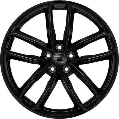 2DRV WH33 schwarz glänzend lackiert 8.5x19 ET35 - LK5/112 ML66.6