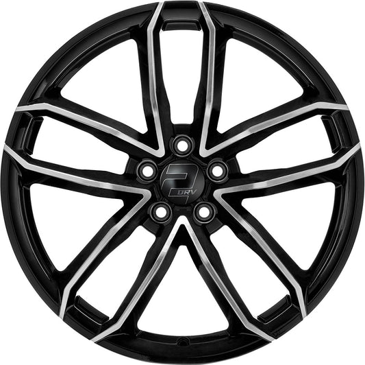 2DRV WH33 schwarz hochglanzpoliert 8.5x19 ET35 - LK5/112 ML66.6