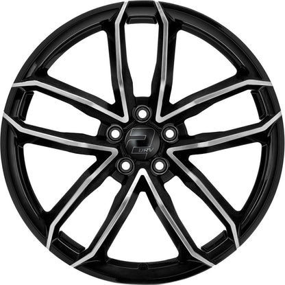 2DRV WH33 schwarz hochglanzpoliert 9x20 ET22 - LK5/112 ML66.6