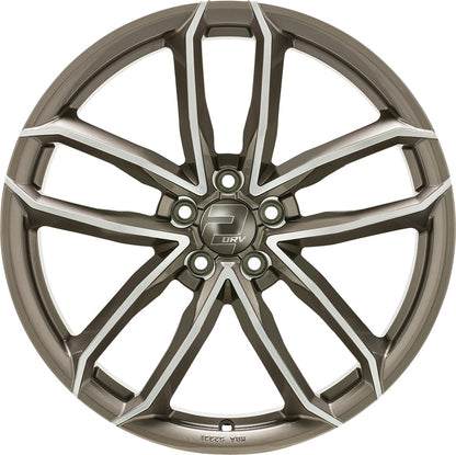 2DRV WH33 platin grau hochglanzpoliert 8.5x19 ET45 - LK5/112 ML66.6