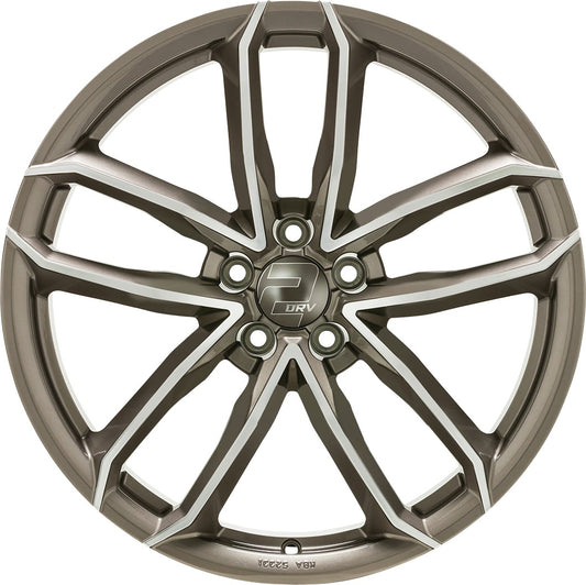 2DRV WH33 platin grau hochglanzpoliert 9x20 ET30 - LK5/112 ML66.6