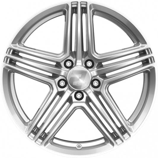 2DRV WH12 race silber lackiert Alufelge 7.5x17 Zoll ET45 LK 5x114.3 ML72.6 – Bild 2
