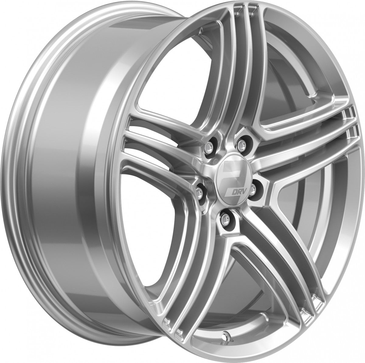 2DRV WH12 race silber lackiert 7.5x17 ET45 - LK5/114.3 ML72.6