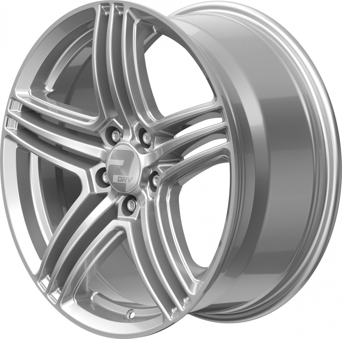 2DRV WH12 race silber lackiert 7.5x17 ET45 - LK5/114.3 ML72.6