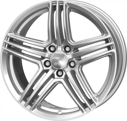 2DRV WH12 race silber lackiert 8x18 ET45 - LK5/114.3 ML72.6