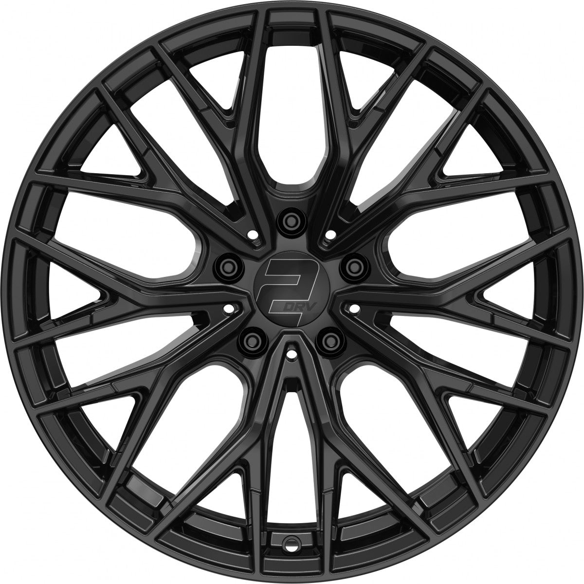 2DRV WH37 schwarz glanz lackiert 8x18 ET35 - LK5/120 ML72.6