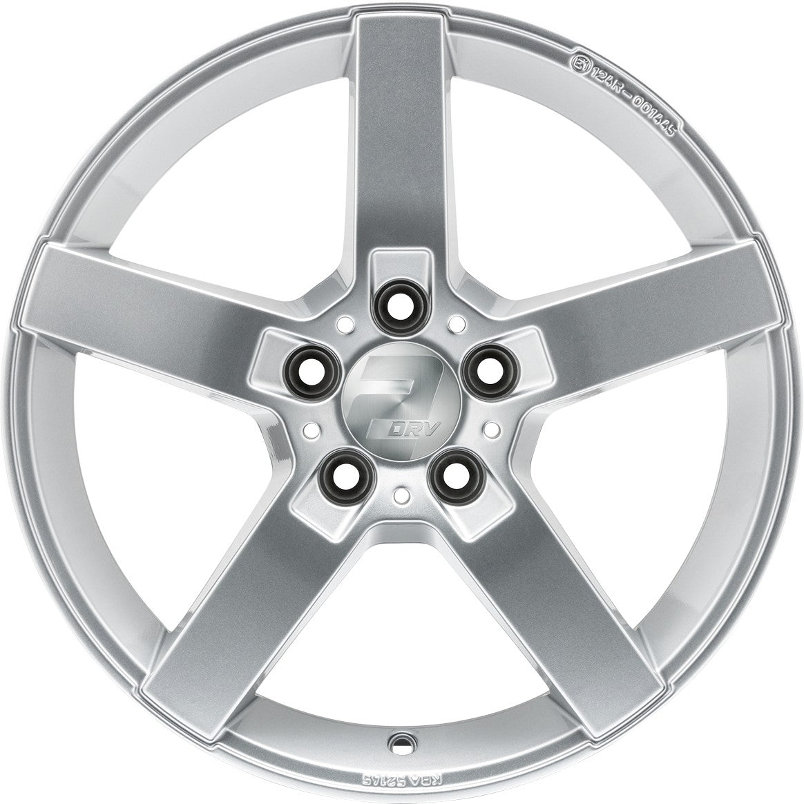 2DRV WH31 race silber lackiert 7x17 ET47 - LK5/112 ML66.7