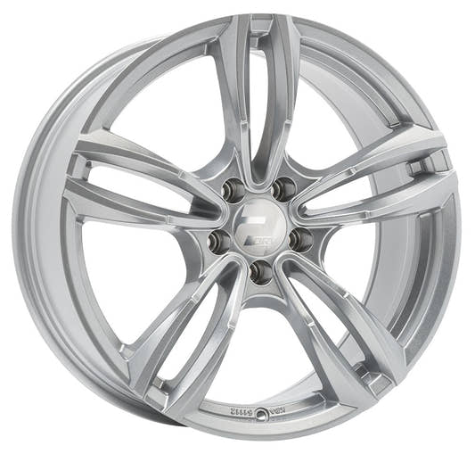 2DRV WH29 race silber lackiert Alufelge 8.5x18 Zoll ET26 LK 5x112 ML66.6