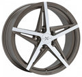 Axxion AX10 bronze matt hochglanzpoliert Alufelge 8x18 Zoll ET48 LK 5x112 ML66.6