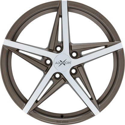 Axxion AX10 bronze matt hochglanzpoliert 8x18 ET48 - LK5/112 ML66.6