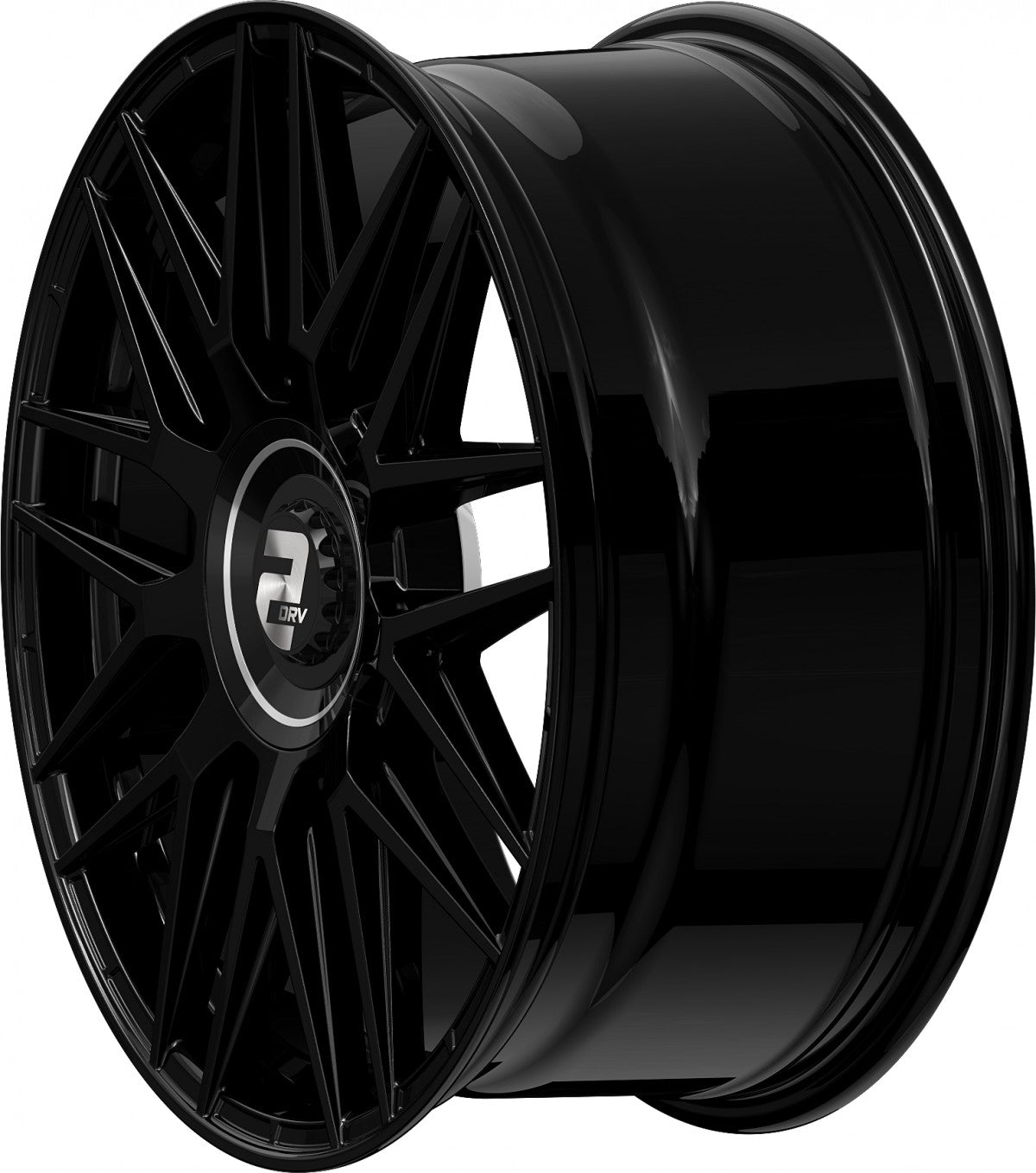 2DRV WH43 schwarz glänzend lackiert 8.5x19 ET30 - LK5/112 ML66.6