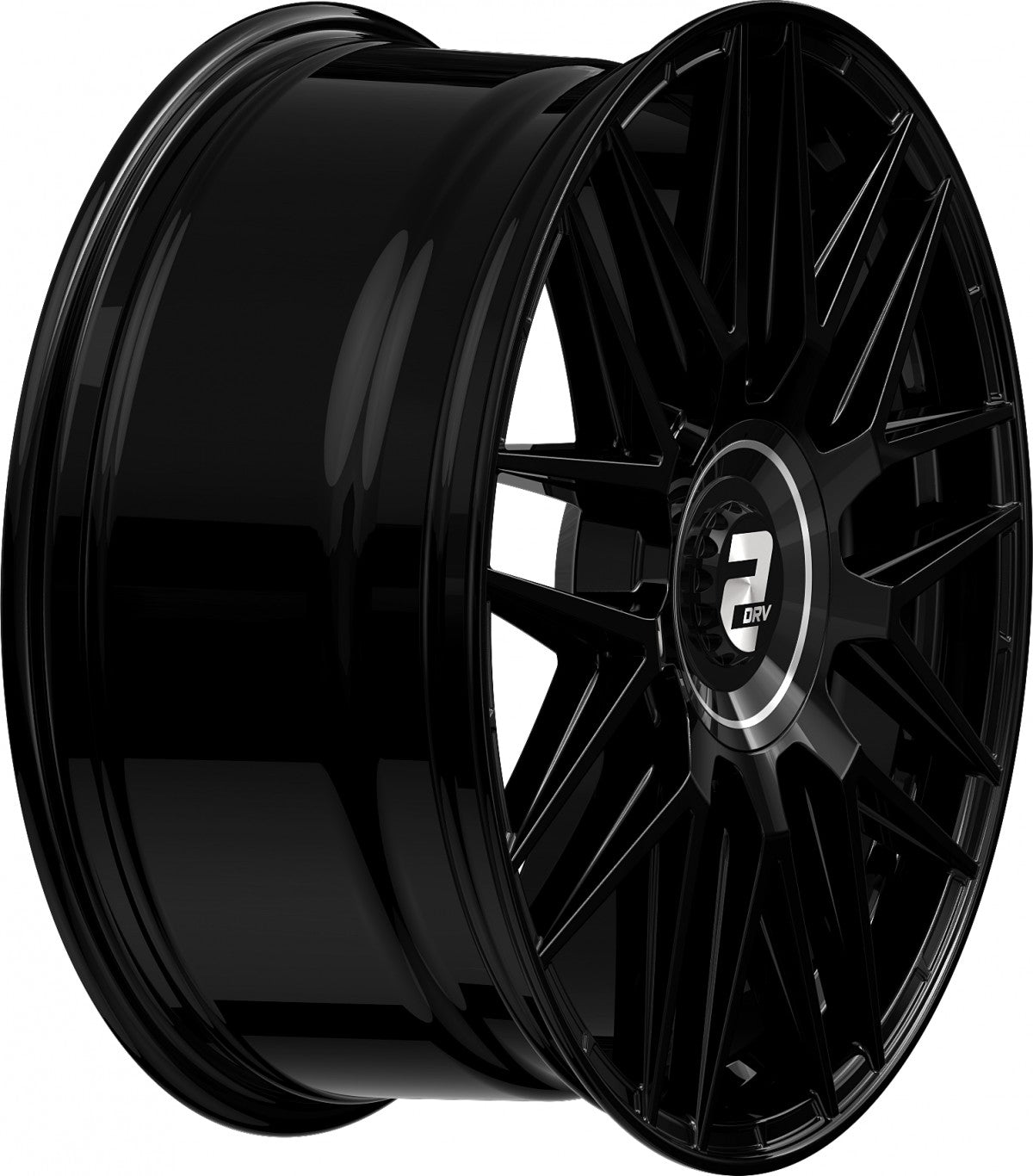 2DRV WH43 schwarz glänzend lackiert Alufelge 8.5x20 Zoll ET48 LK 5x108 ML63.4 – Bild 5