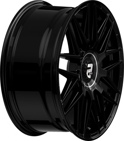 2DRV WH43 schwarz glänzend lackiert Alufelge 8.5x20 Zoll ET48 LK 5x108 ML63.4 – Bild 5