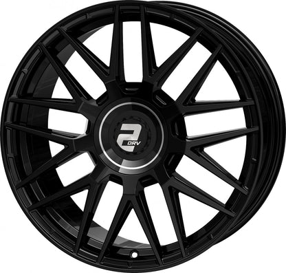 2DRV WH43 schwarz glänzend lackiert Alufelge 8.5x20 Zoll ET48 LK 5x108 ML63.4 – Bild 7
