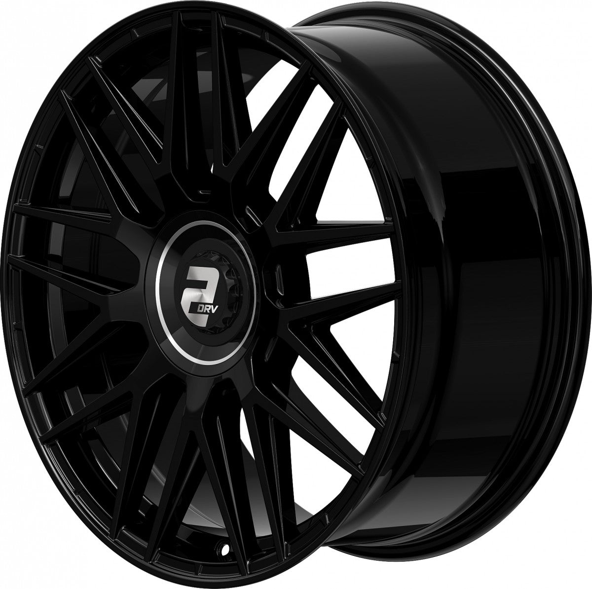 2DRV WH43 schwarz glänzend lackiert 8.5x20 ET30 - LK5/112 ML66.6