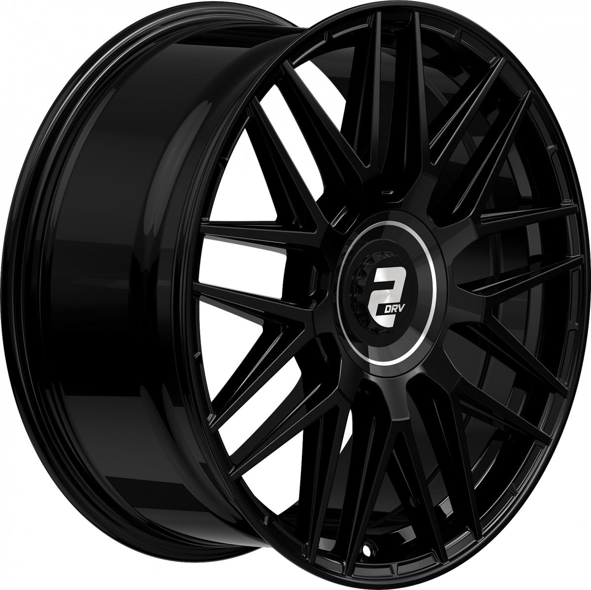 2DRV WH43 schwarz glänzend lackiert Alufelge 9x20 Zoll ET40 LK 5x112 ML66.6 – Bild 4