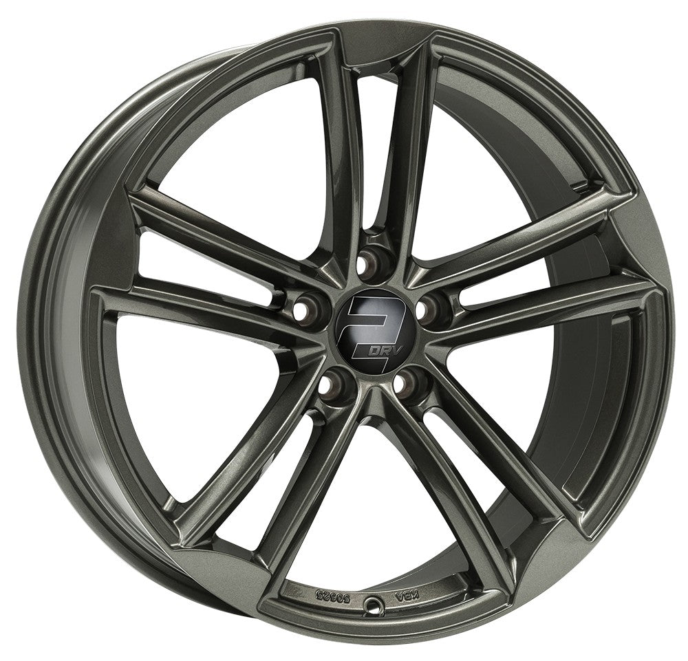 2DRV WH27 dark gunmetal lackiert 8x18 ET25 - LK5/112 ML66.6