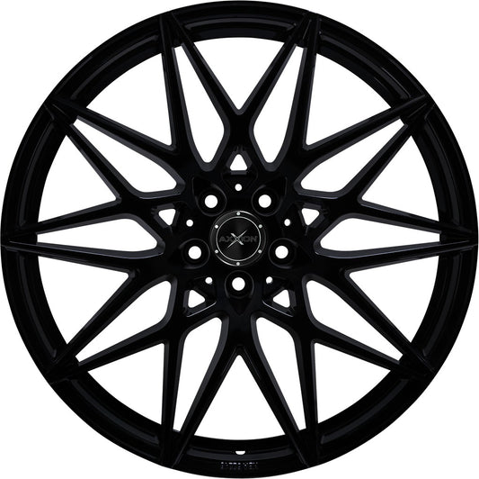 Axxion AX9 schwarz glänzend lackiert 9x20 ET30 - LK5/120 ML72.6