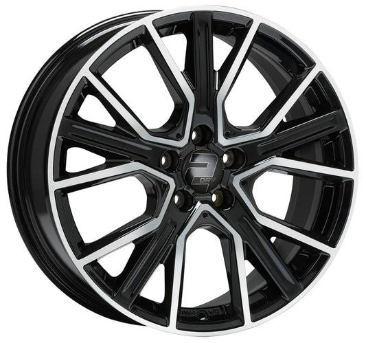 2DRV WH34 schwarz hochglanzpoliert 7.5x17 ET35 - LK5/112 ML66.6