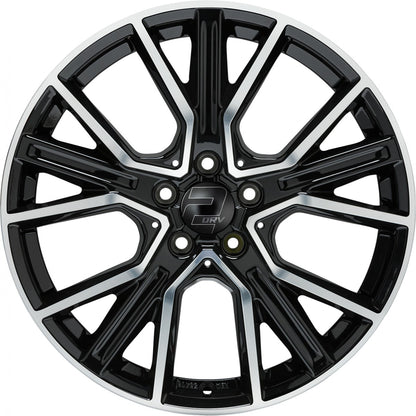2DRV WH34 schwarz hochglanzpoliert 7.5x17 ET50 - LK5/112 ML66.6