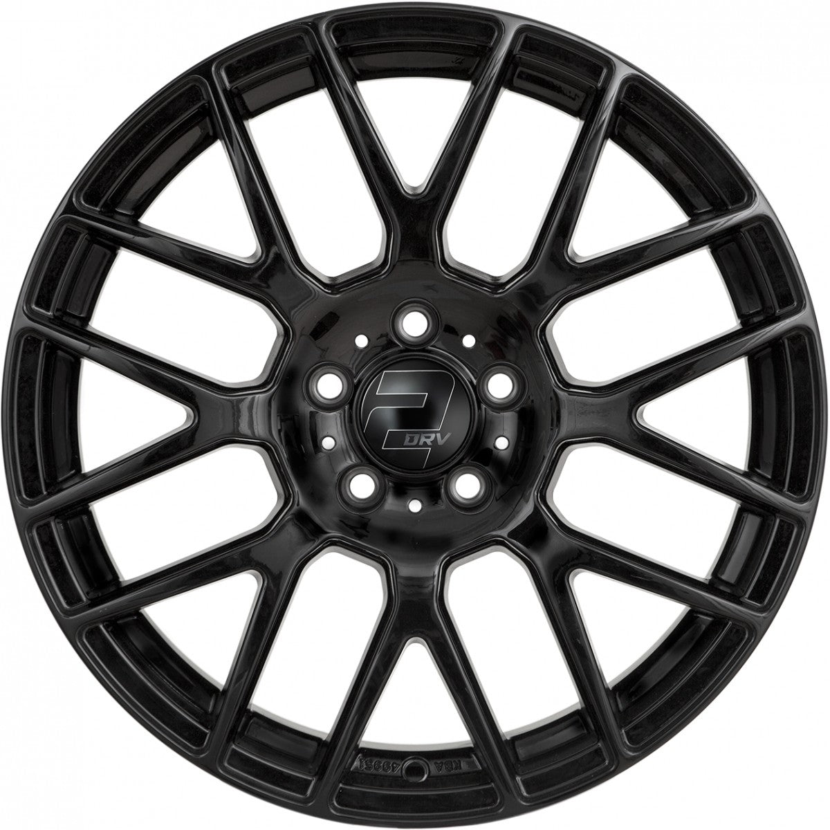 2DRV WH26 schwarz glänzend lackiert 7.5x17 ET35 - LK4/100 ML63.4