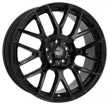 2DRV WH26 schwarz glänzend lackiert 7.5x17 ET35 - LK5/100 ML63.4