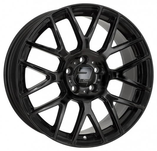 2DRV WH26 schwarz glänzend lackiert Alufelge 8x18 Zoll ET35 LK 5x120 ML72.6