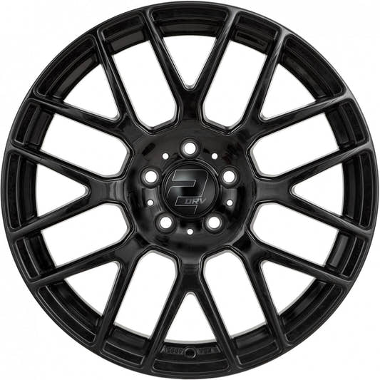 2DRV WH26 schwarz glänzend lackiert 10x22 ET33 - LK5/112 ML66.6