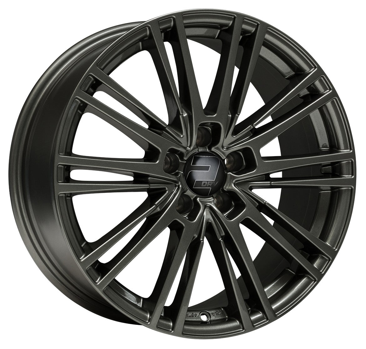 2DRV WH18 dark gunmetal lackiert 8x18 ET45 - LK5/112 ML66.6