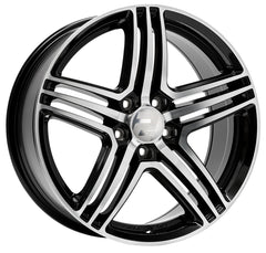 2DRV WH12 schwarz hochglanzpoliert Alufelge 8x18 Zoll ET45 LK 5x114.3 ML72.6