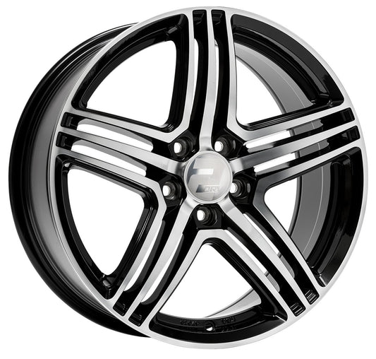 2DRV WH12 schwarz hochglanzpoliert 9x20 ET35 - LK5/112 ML66.6