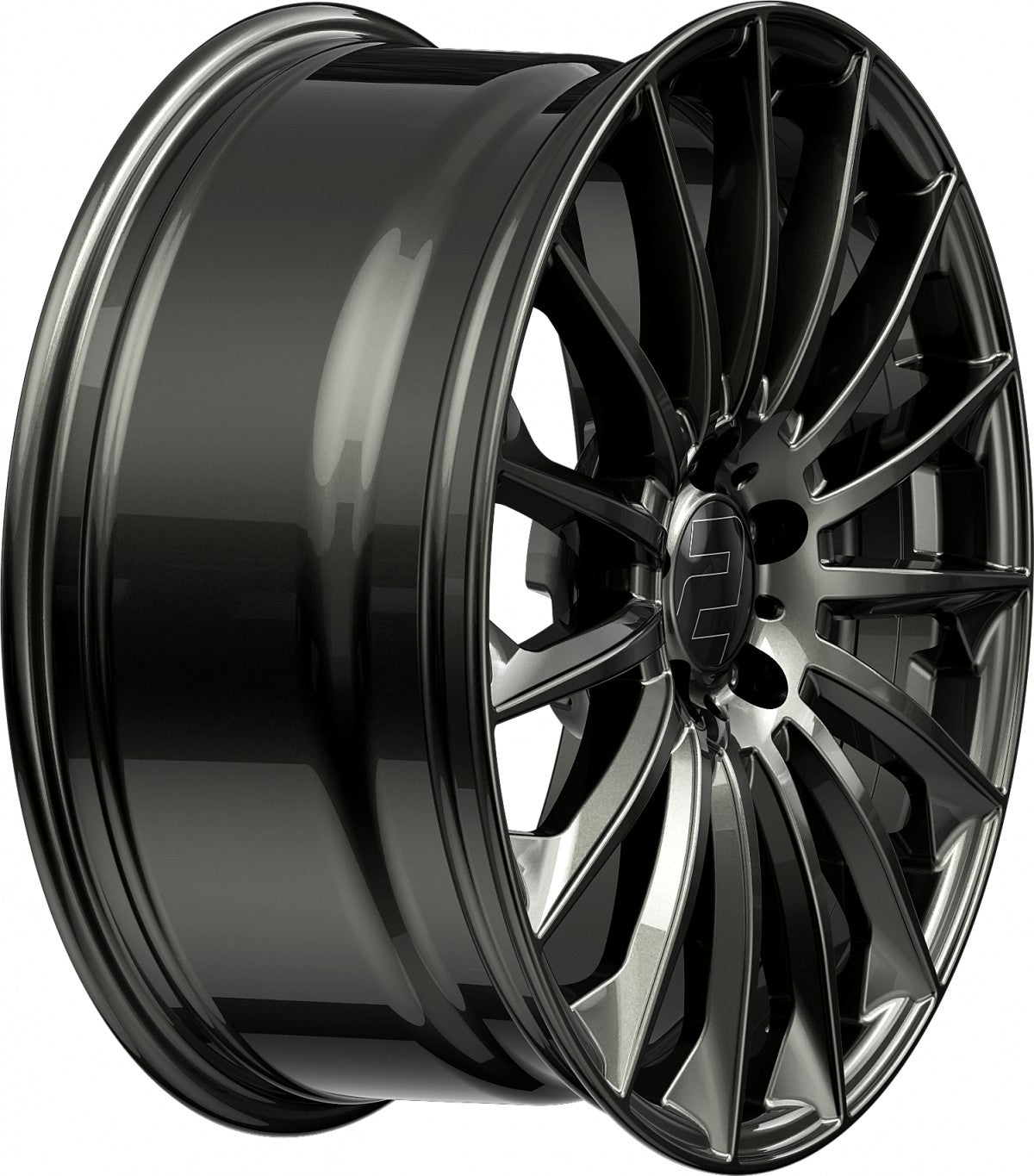 2DRV WH39 dark gunmetal lackiert Alufelge 8x18 Zoll ET48 LK 5x112 ML66.6 – Bild 4