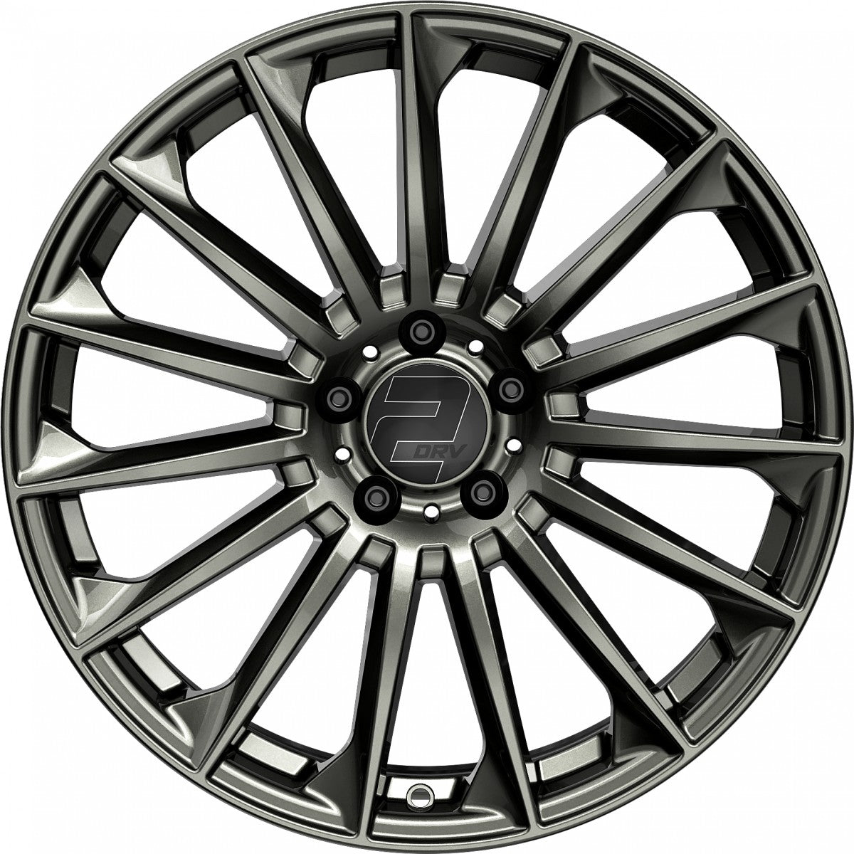 2DRV WH39 dark gunmetal lackiert Alufelge 9x20 Zoll ET42 LK 5x112 ML66.6 – Bild 2
