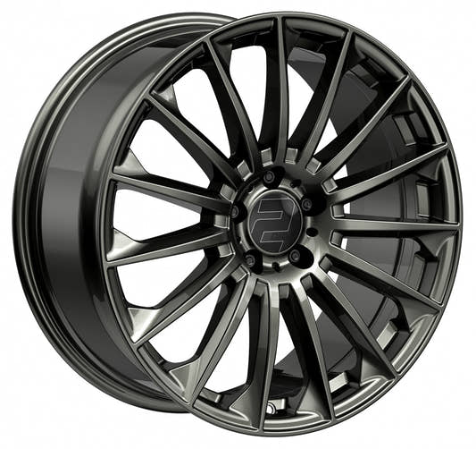 2DRV WH39 dark gunmetal lackiert 10x22 ET20 - LK5/112 ML66.6
