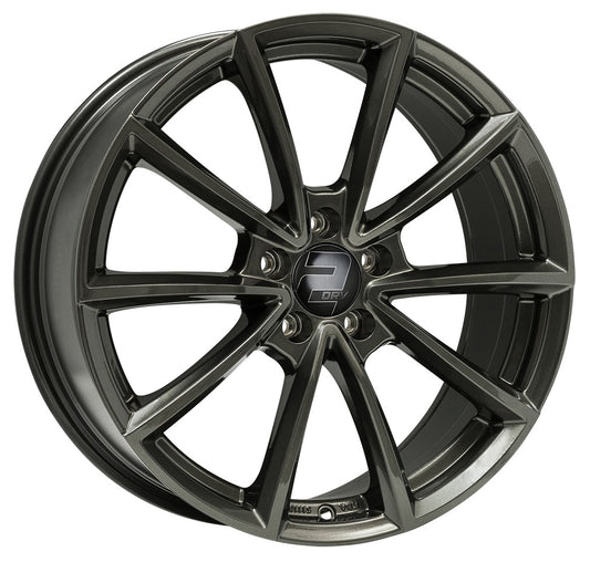 2DRV WH28 dark gunmetal lackiert 8.5x19 ET40 - LK5/114.3 ML72.6