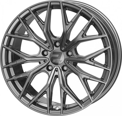 2DRV WH37 daytona grau lackiert 8x18 ET40 - LK5/112 ML66.6