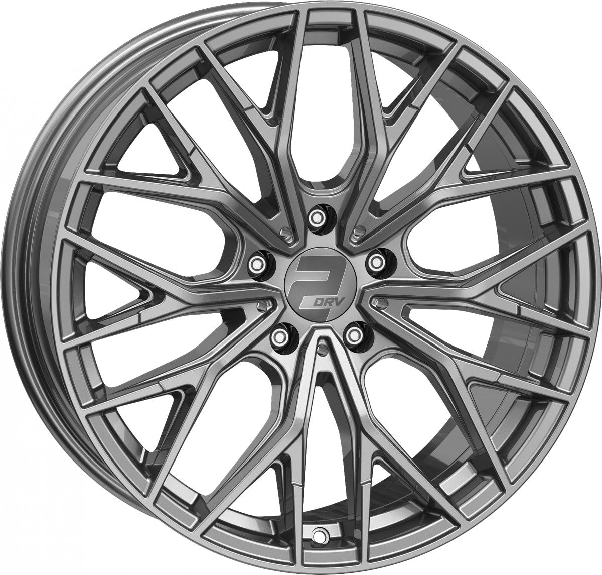 2DRV WH37 daytona grau lackiert Alufelge 8x18 Zoll ET35 LK 5x120 ML72.6