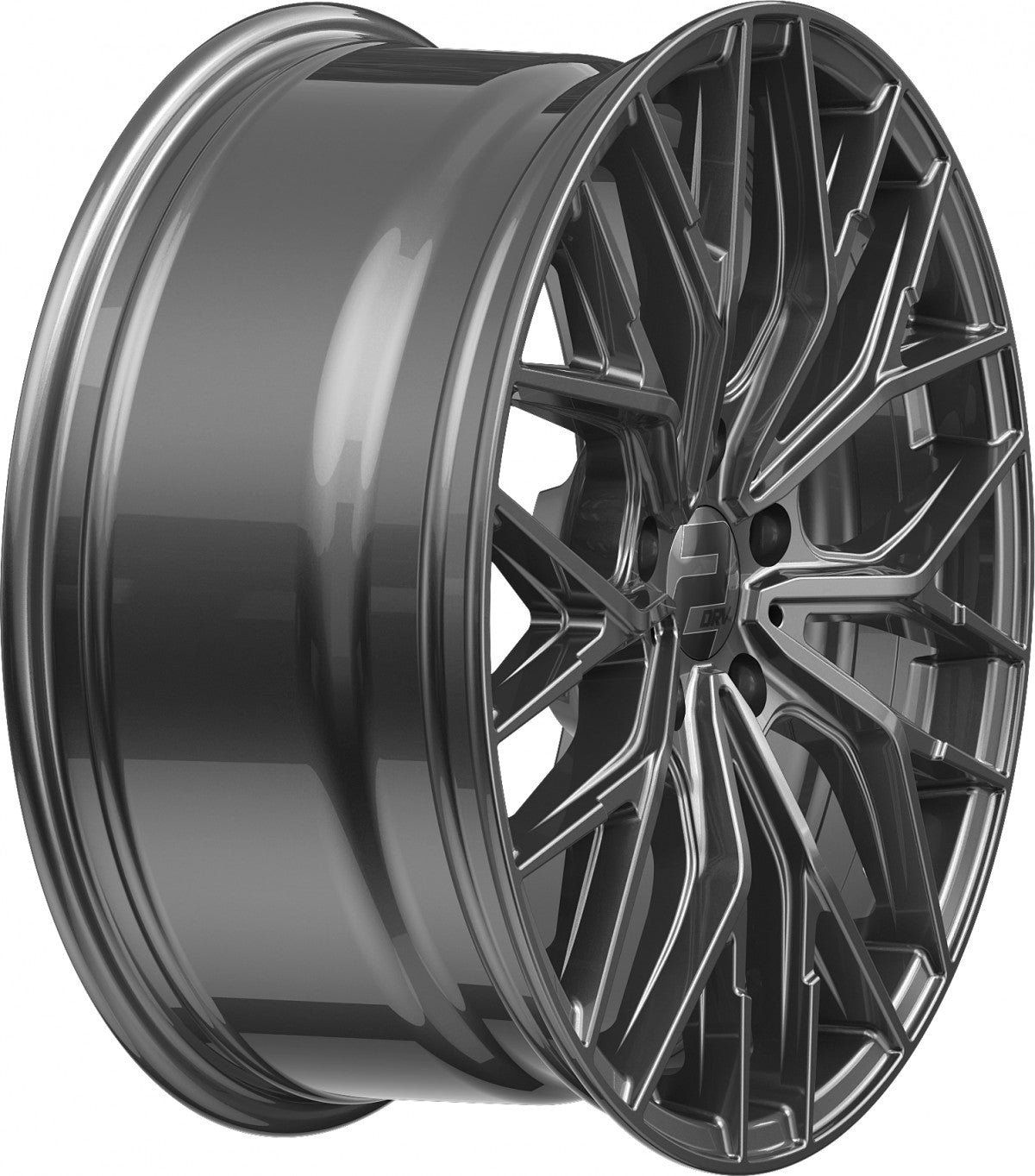 2DRV WH37 daytona grau lackiert Alufelge 8.5x19 Zoll ET26 LK 5x112 ML66.6 – Bild 5