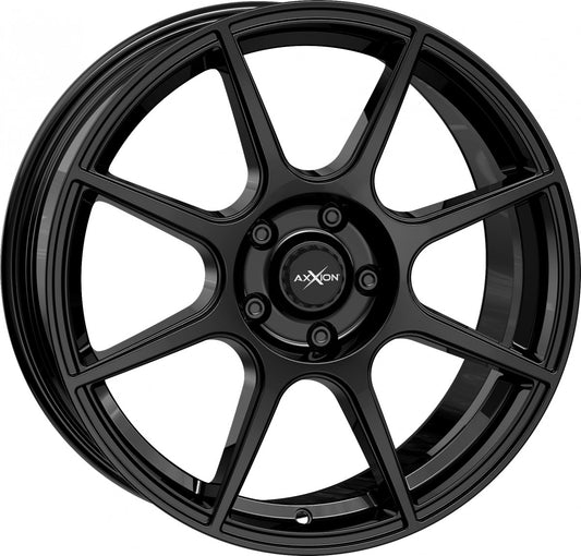 Axxion X2 schwarz glänzend lackiert 8x19 ET40 - LK5/114.3 ML72.6