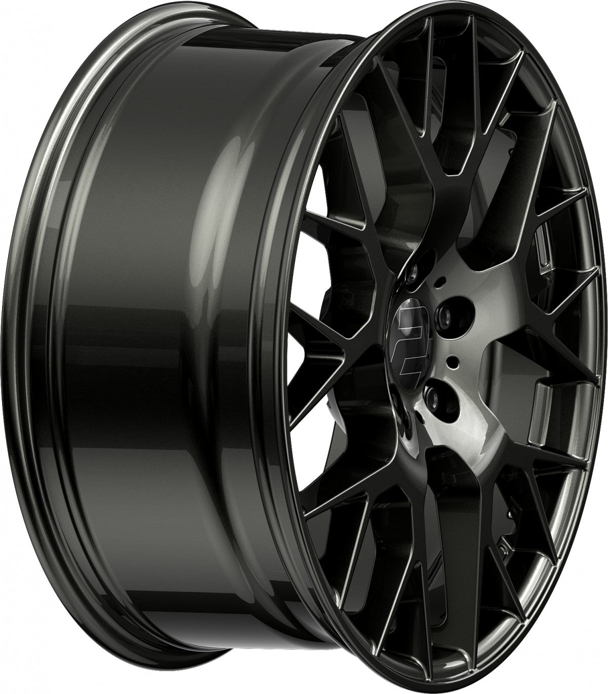 2DRV WH47 dark gunmetal lackiert Alufelge 8x18 Zoll ET35 LK 5x112 ML66.6 – Bild 5