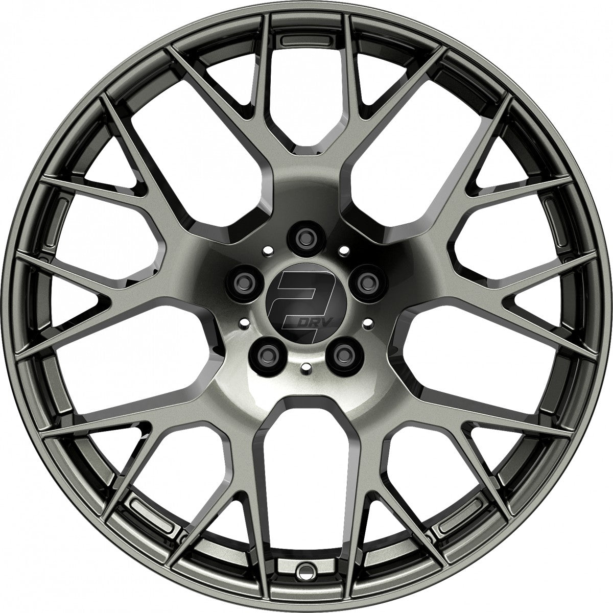 2DRV WH47 dark gunmetal lackiert Alufelge 8.5x19 Zoll ET35 LK 5x112 ML66.6 – Bild 2
