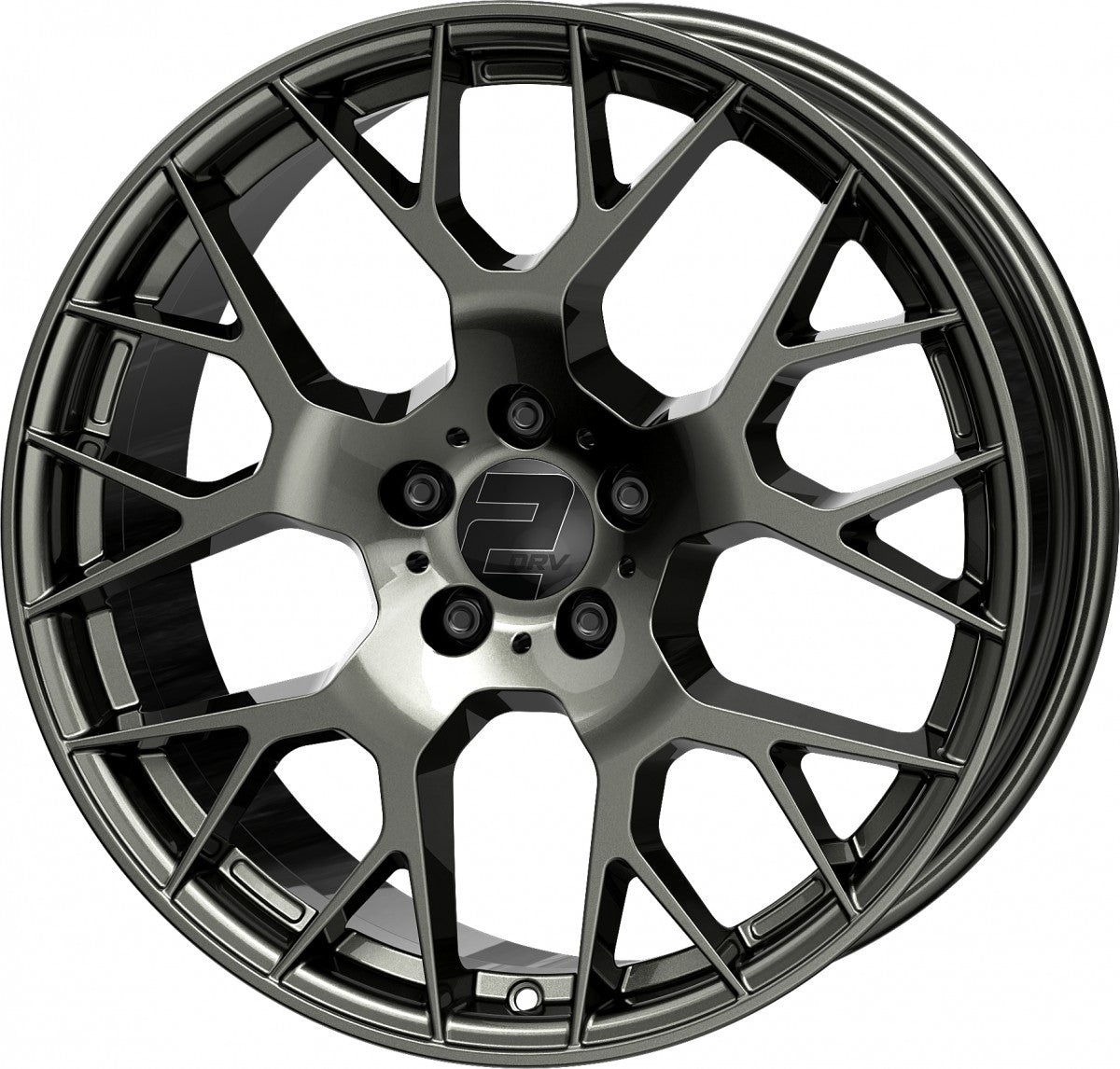 2DRV WH47 dark gunmetal lackiert Alufelge 8.5x19 Zoll ET35 LK 5x112 ML66.6 – Bild 7