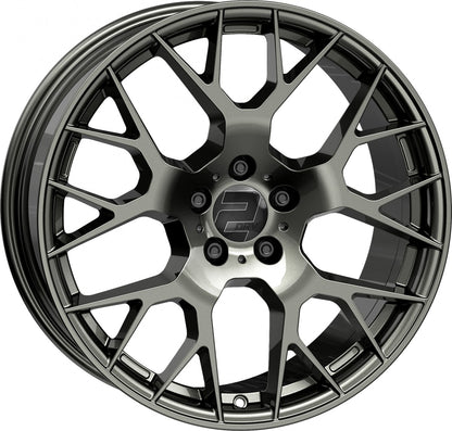 2DRV WH47 dark gunmetal lackiert Alufelge 8.5x19 Zoll ET40 LK 5x112 ML66.6