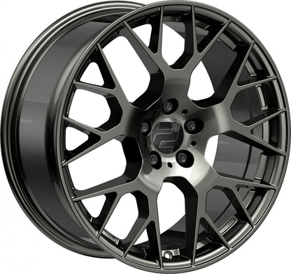 2DRV WH47 dark gunmetal lackiert Alufelge 9x20 Zoll ET30 LK 5x112 ML66.6 – Bild 3