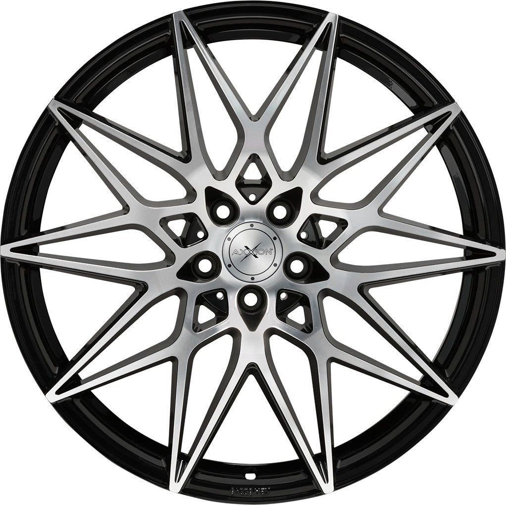 Axxion AX9 schwarz hochglanzpoliert 8.5x19 ET25 - LK5/112 ML66.6