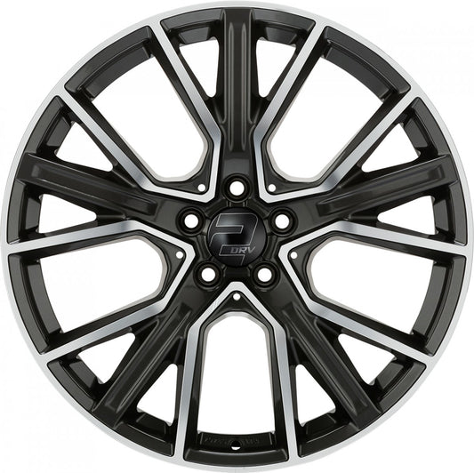 2DRV WH34 dark gunmetal hochglanzpoliert 7.5x17 ET45 - LK5/112 ML66.6
