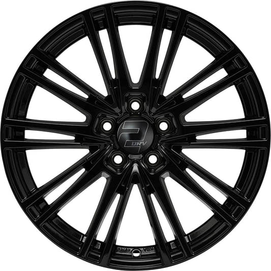 2DRV WH18 schwarz glänzend lackiert Alufelge 7.5x17 Zoll ET45 LK 5x112 ML66.6