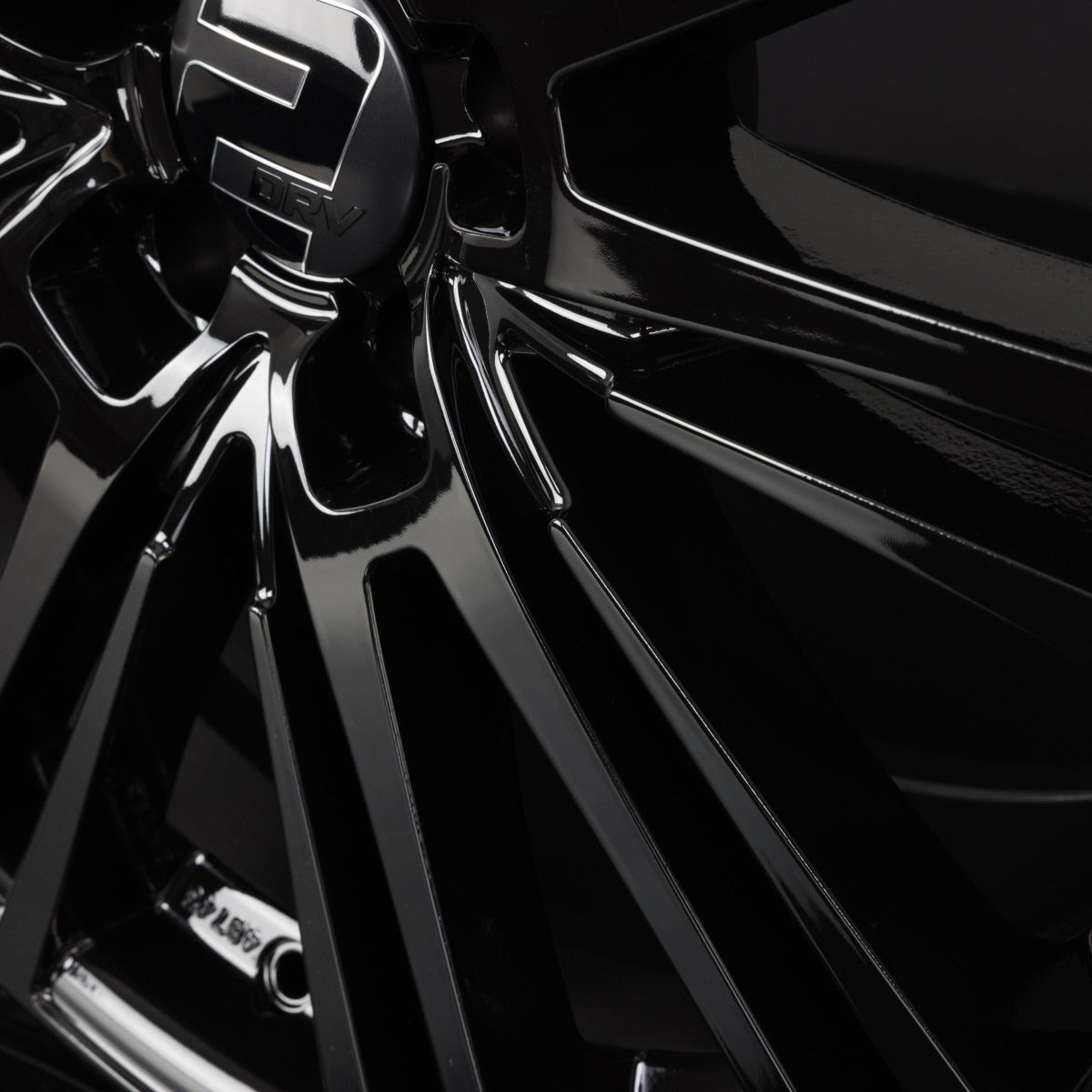 2DRV WH18 schwarz glänzend lackiert Alufelge 8.5x19 Zoll ET45 LK 5x112 ML66.6 – Bild 7